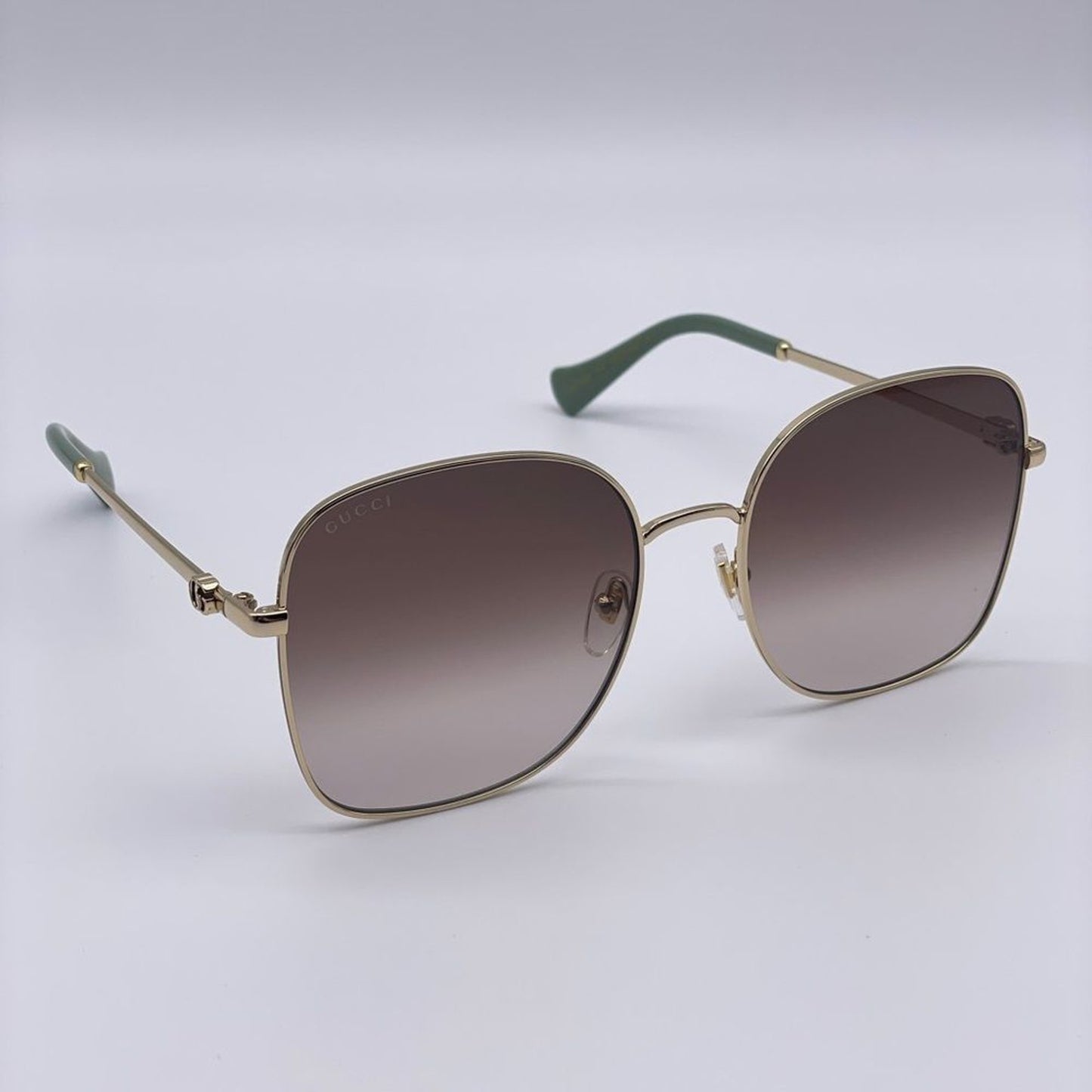 Gucci Sunglasses GG1143S 002 Gold/Brown Women
