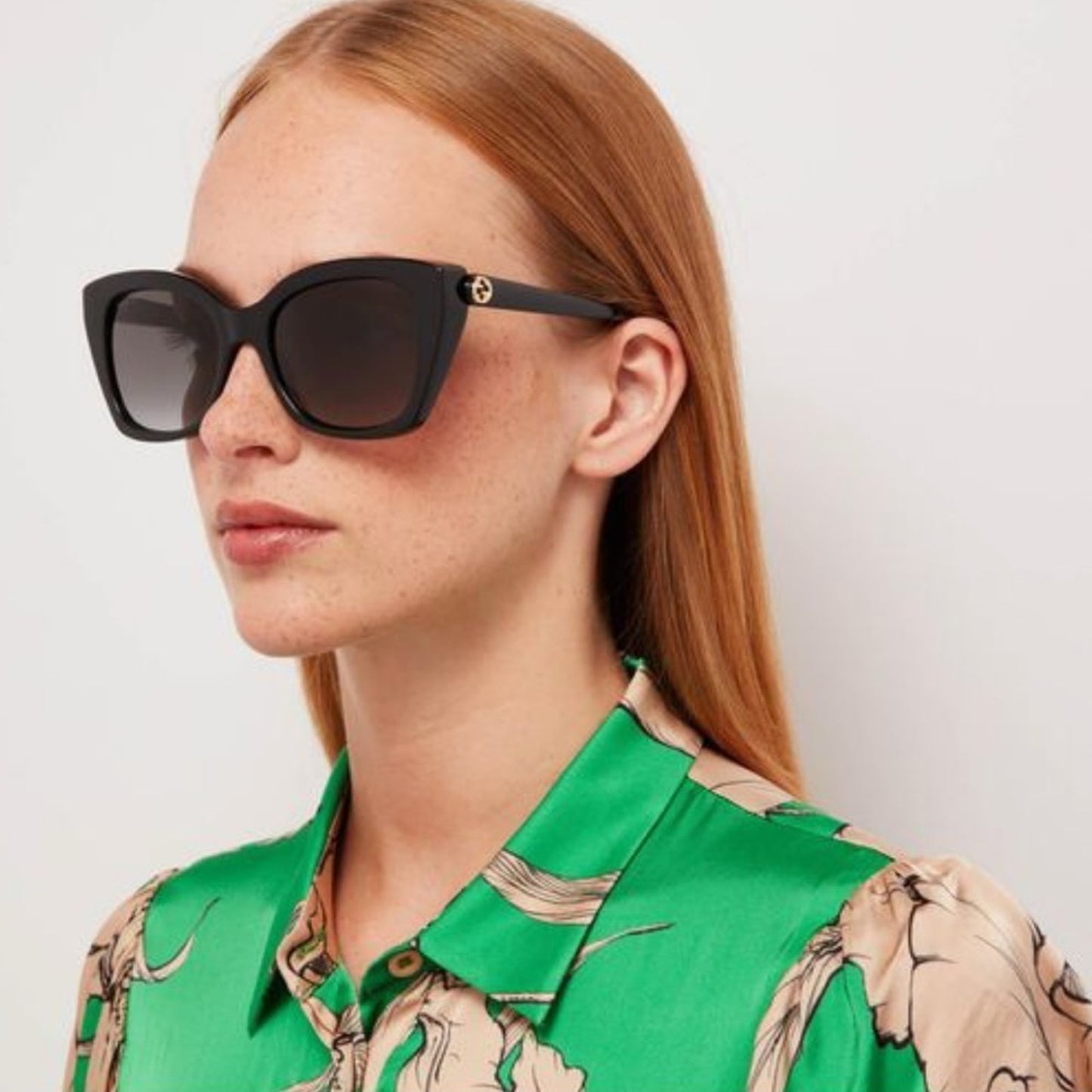 Gucci Sunglasses GG0921S 001 Black/Grey Women