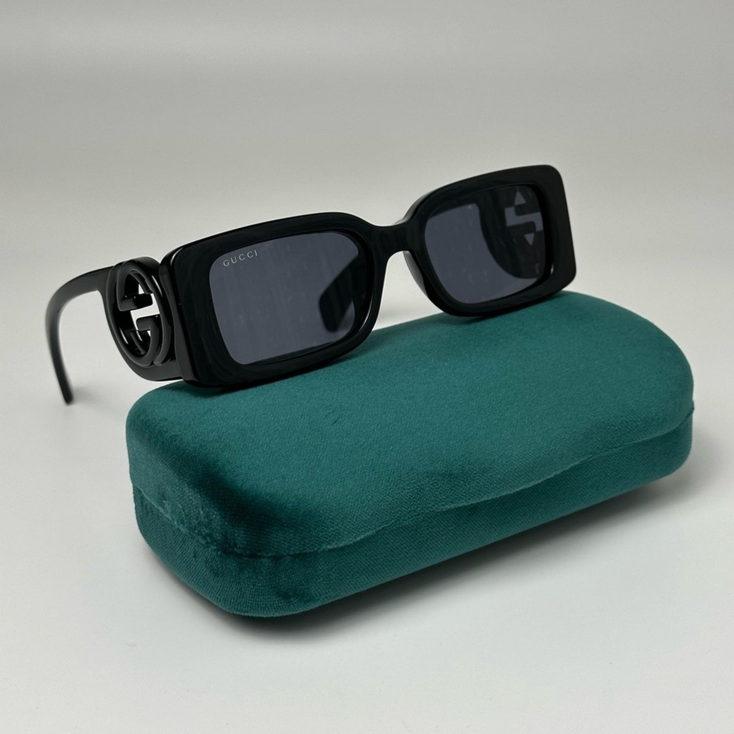 Gucci Sunglasses GG1325S 001 Black Grey Women