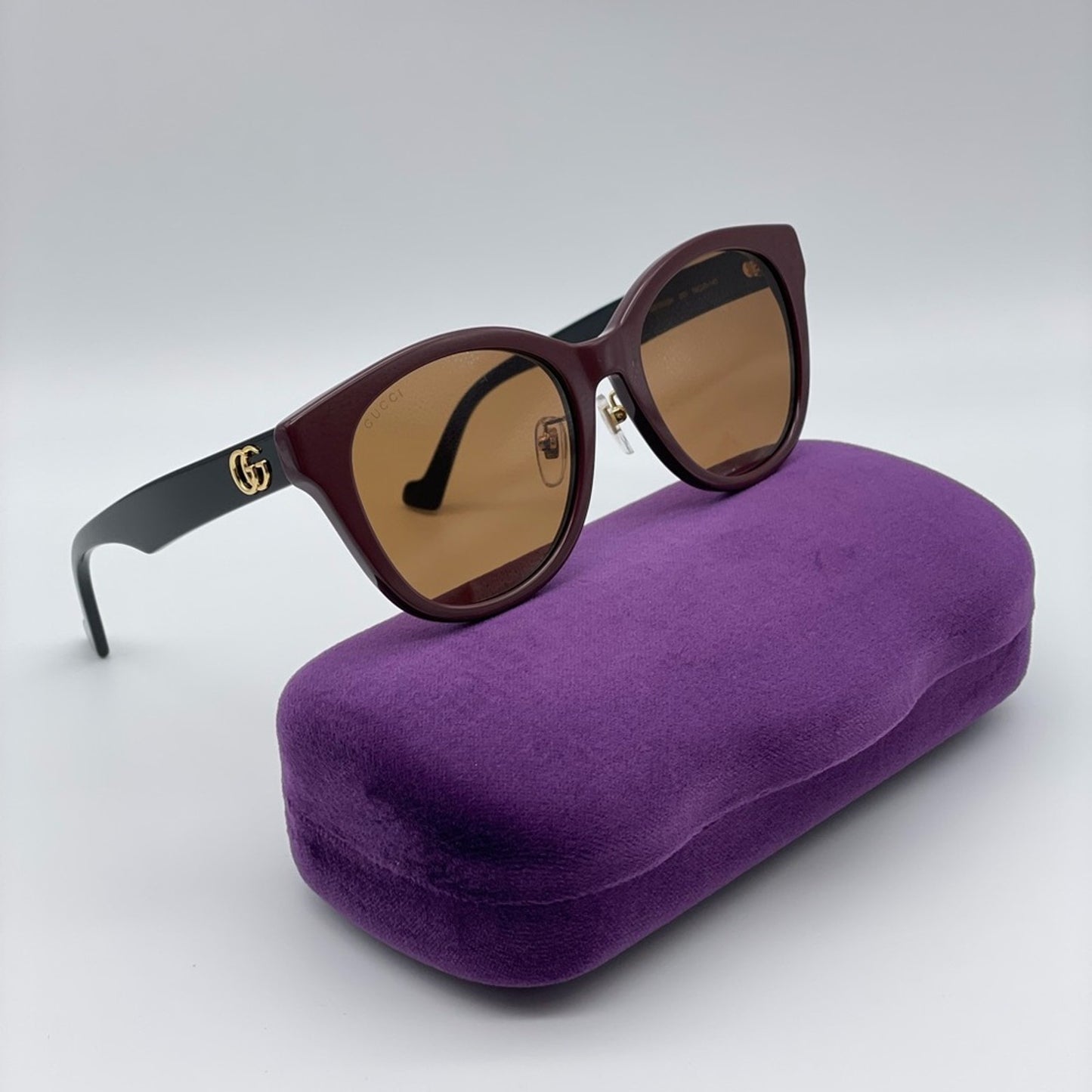 Gucci Sunglasses GG1002SK 003 Brown/Black Women
