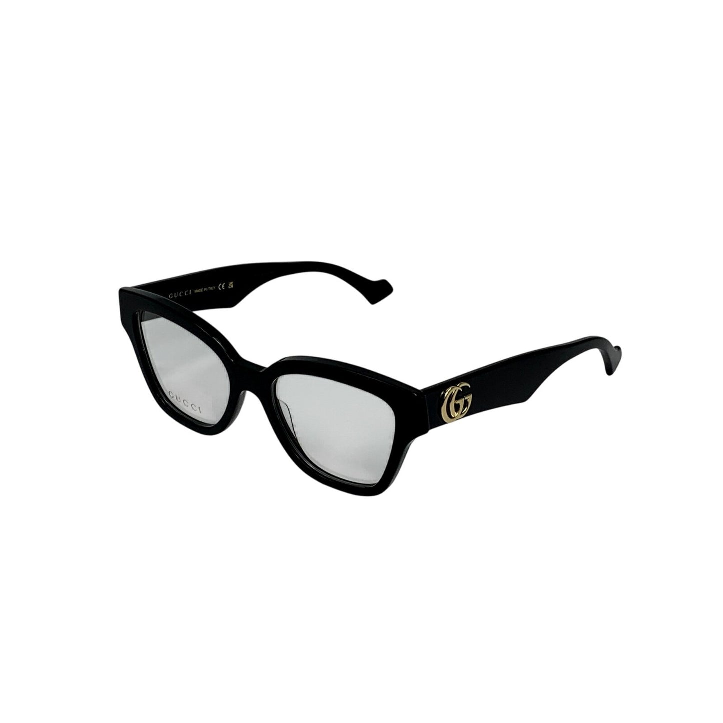 Gucci Eyeglasses GG1424O 005 Black Transparent Women