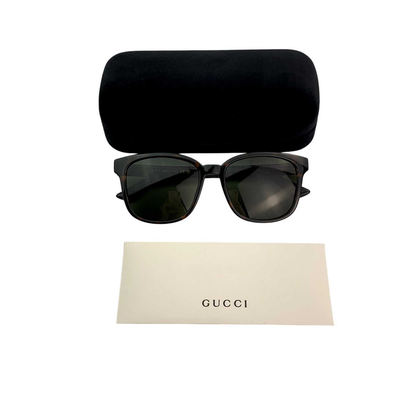 Gucci Sunglasses GG0637SK 002 Havana Green Unisex