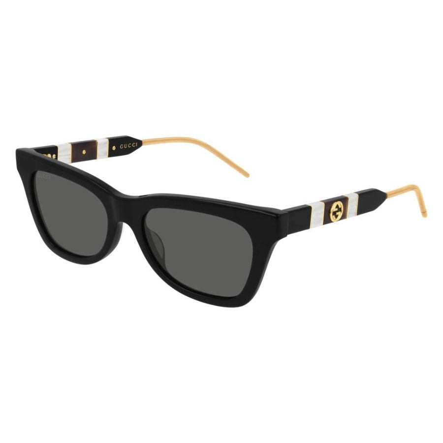 Gucci Sunglasses GG0598S 001 Black/Grey Women