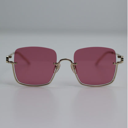 Gucci Sunglasses GG1279S 003 G0ld/Red Women