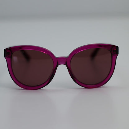 Gucci Sunglasses GG1315S 004 Transparent Fuchsia/Burgundy Mirror Women