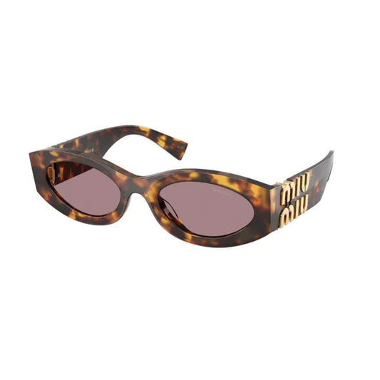 MIU MIU Sunglasses MU11WS 14L20I Honey Havana/Light Purple Brown Women