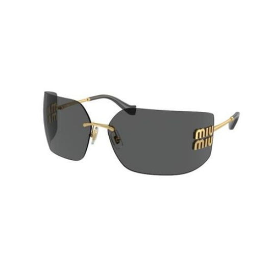 MIU MIU Sunglasses MU54YS 5AK5S0 Gold/Dark Grey Women