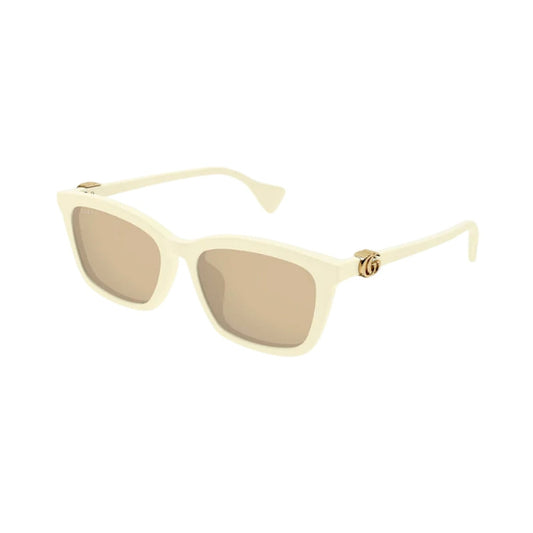 Gucci Sunglasses GG1596SK 002 Ivory/Nude Flash Women