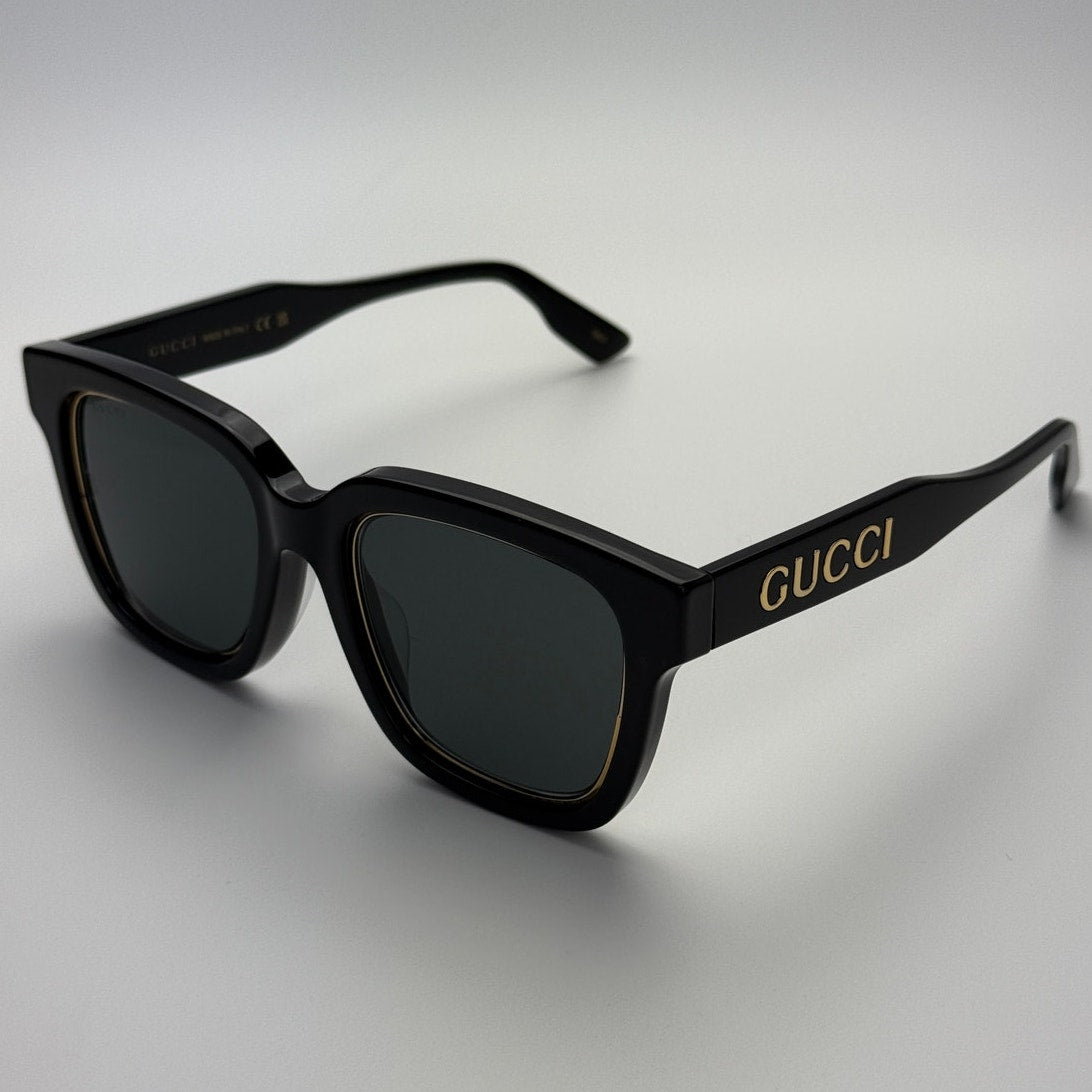 Gucci Sunglasses GG1136SA 001 Black Grey Unisex