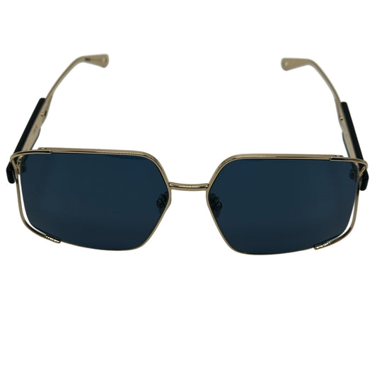Dior Sunglasses Archidior S1U Shiny Gold Blue Women