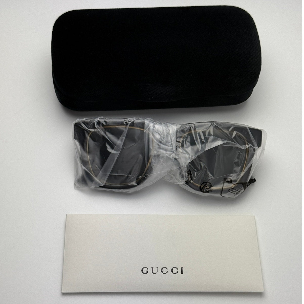 Gucci Sunglasses GG1136SA 001 Black Grey Unisex