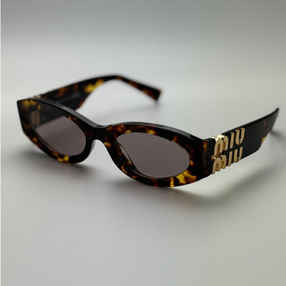 MIU MIU Sunglasses MU11WS 14L20I Honey Havana/Light Purple Brown Women