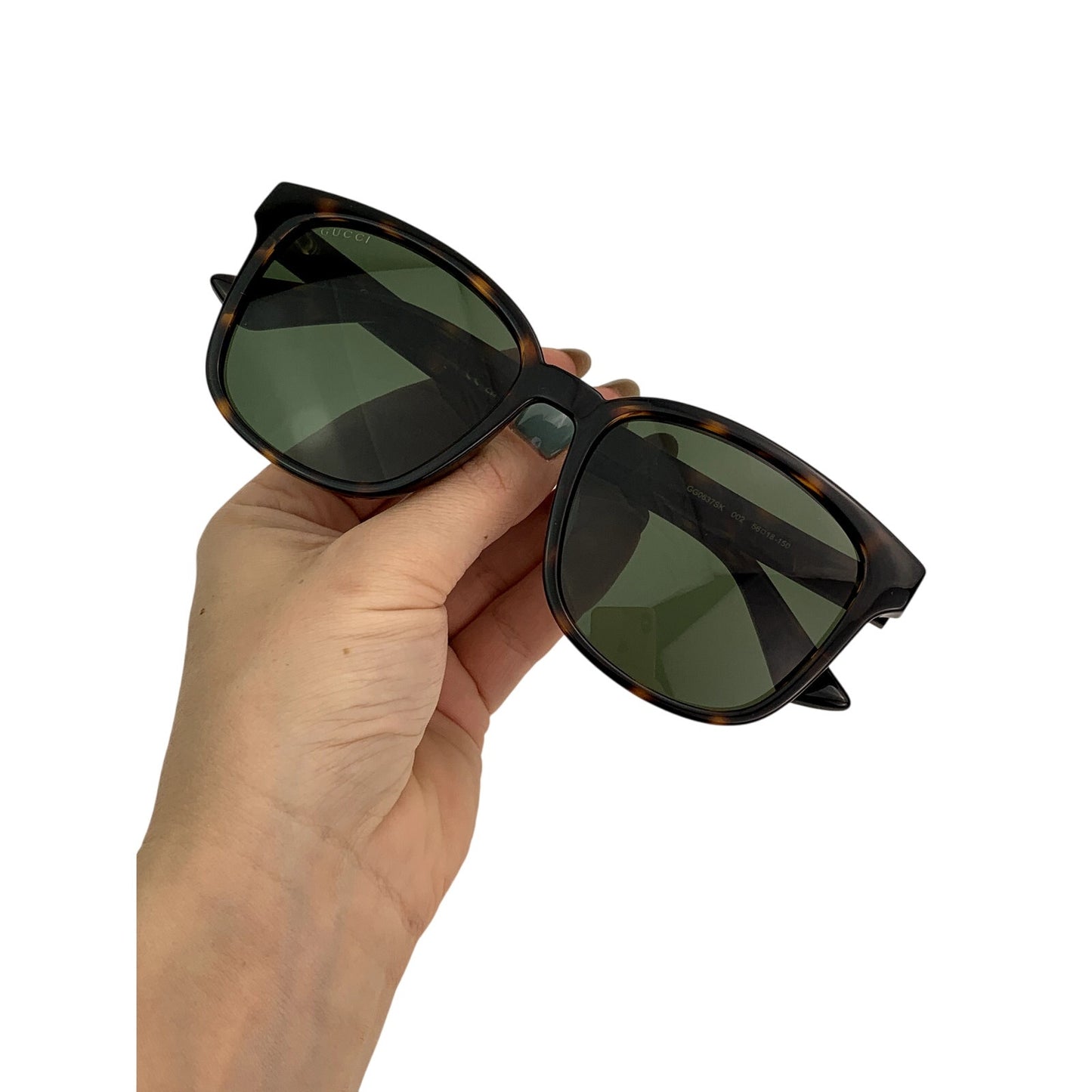 Gucci Sunglasses GG0637SK 002 Havana Green Unisex