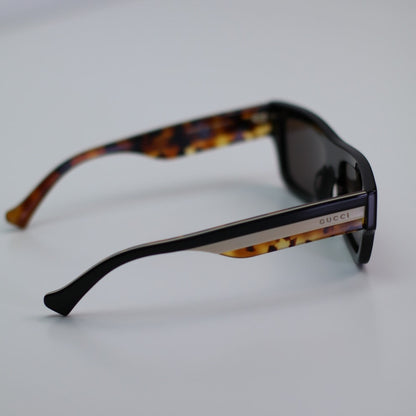 Gucci Sunglasses GG1301S 003 Black Dark Brown Men