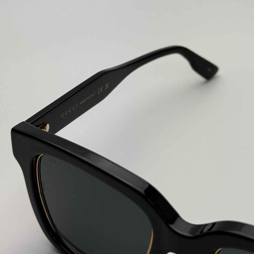 Gucci Sunglasses GG1136SA 001 Black Grey Unisex