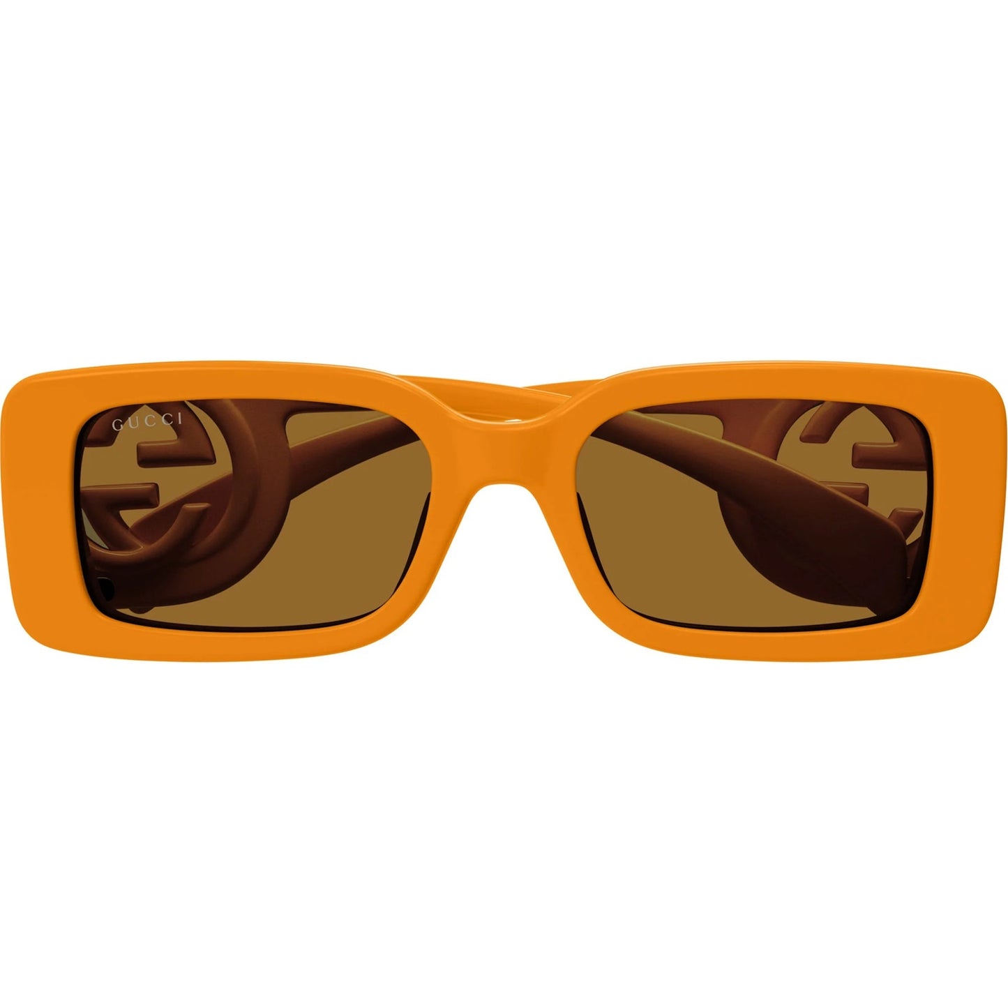 Gucci Sunglasses GG1325S 008 Orange Rust Brown Unisex