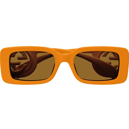 Gucci Sunglasses GG1325S 008 Orange Rust Brown Unisex