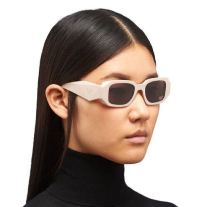 Prada Sunglasses PR17WS VYJ6X1 Powder/Purple Brown Women