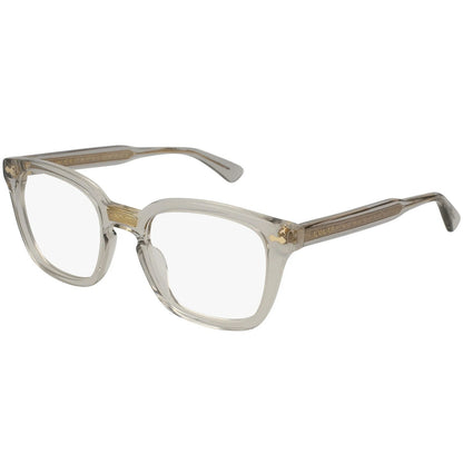 Gucci Eyeglasses GG0184O 005 Grey/Grey Transparent Unisex