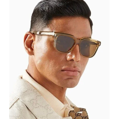 Gucci Sunglasses GG1523S 004 Yellow Brown Men