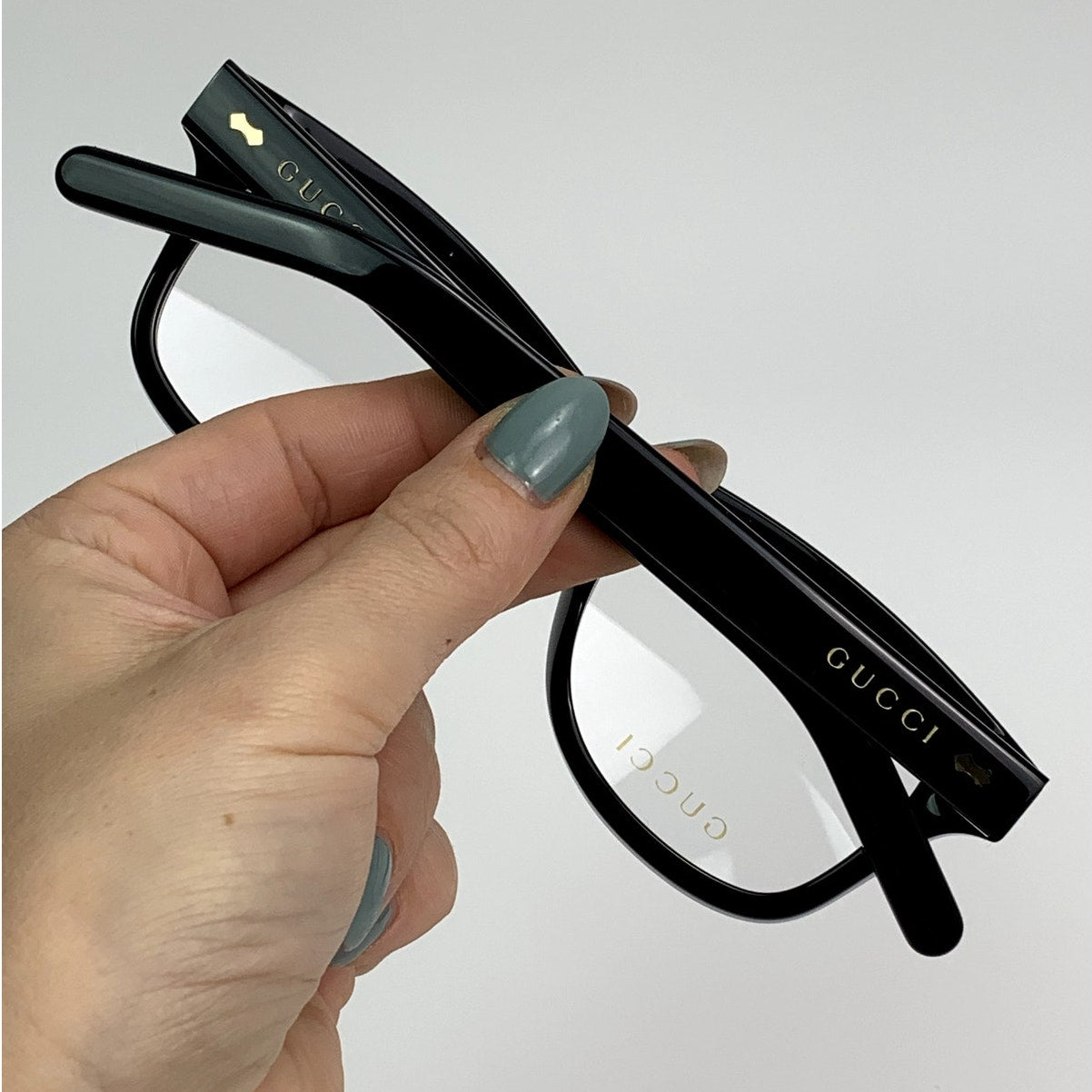 Gucci Eyeglasses GG1526O 001 Black Transparent Men