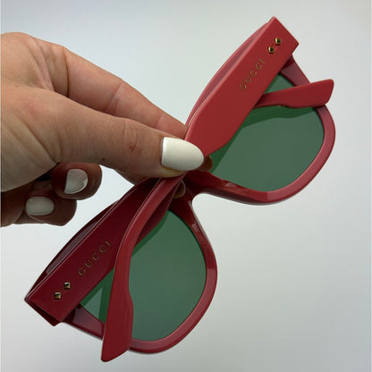 Gucci Sunglasses GG1082S 004 Pink Green Women