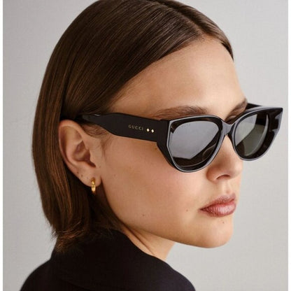 Gucci Sunglasses GG1532SA 001 Black Grey Women