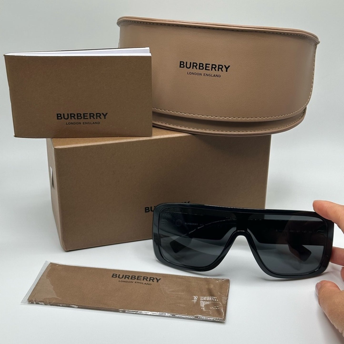 BURBERRY Sunglasses BE4401U 300187 Black/Dark Grey Unisex