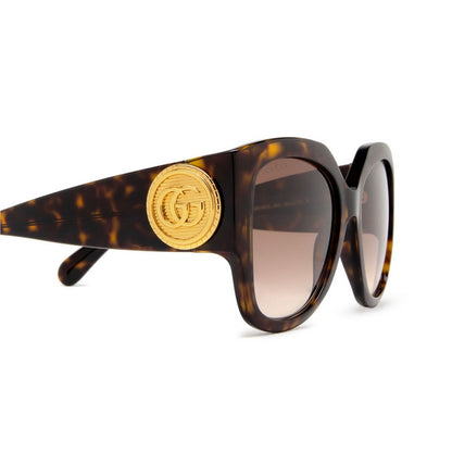 Gucci Sunglasses GG1407S 003 Dark Havana / Brown Gradient Women