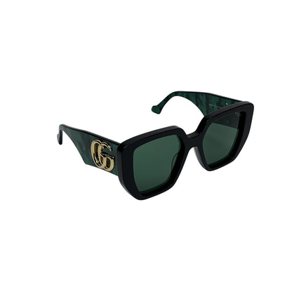 Gucci Sunglasses GG0956S 001 Black Green Women