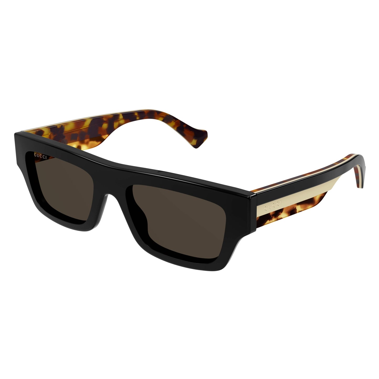 Gucci Sunglasses GG1301S 003 Black Dark Brown Men