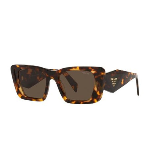 Prada Sunglasses PR08YS 01V8C1 Havana Honey/Dark Brown Women