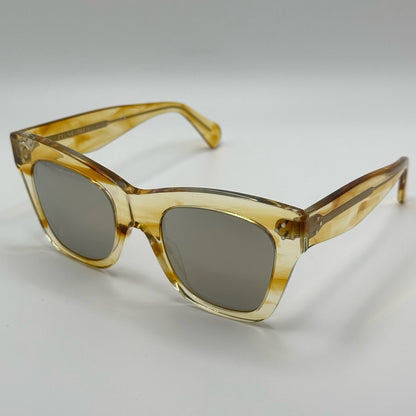CELINE Sunglasses CL4004IN/S 56C Yellow Clear Women