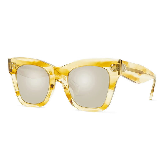 CELINE Sunglasses CL4004IN/S 56C Yellow Clear Women