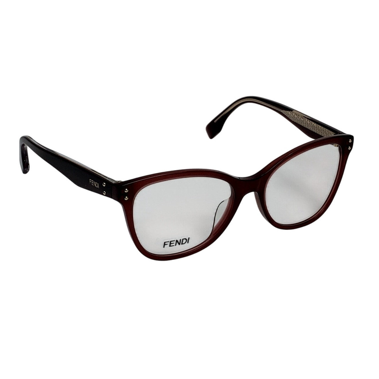 Fendi Eyeglasses FE50006I 53069 Burgundy Women