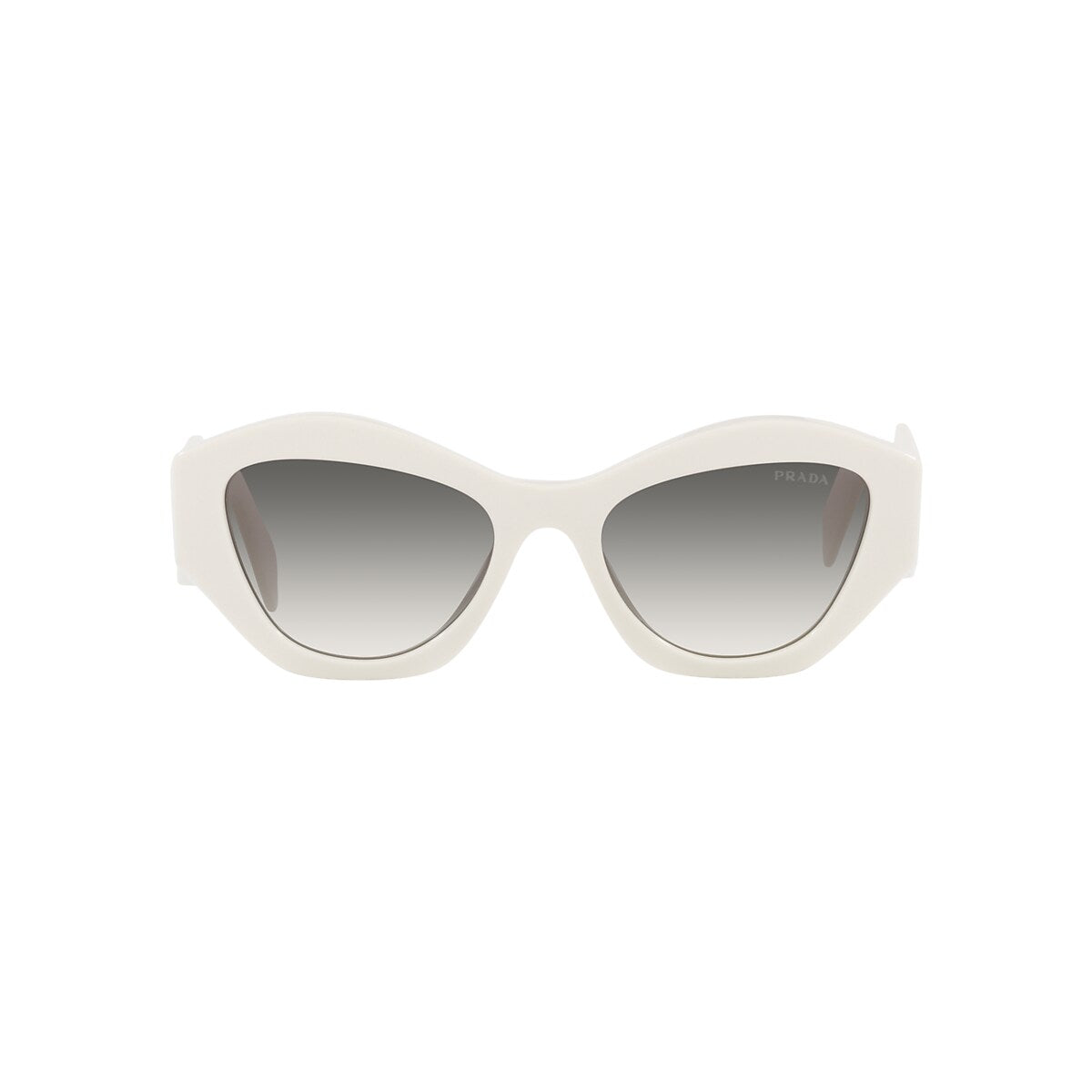 PRADA Sunglasses PR07YS 142130 White Grey Gradient Women