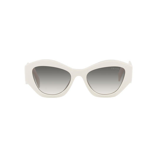 PRADA Sunglasses PR07YSF 142130 White Grey Gradient Women
