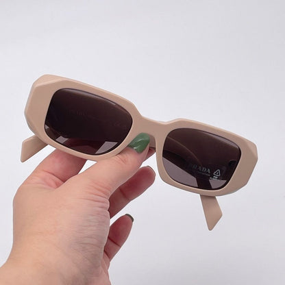 Prada Sunglasses PR17WS VYJ6X1 Powder/Purple Brown Women