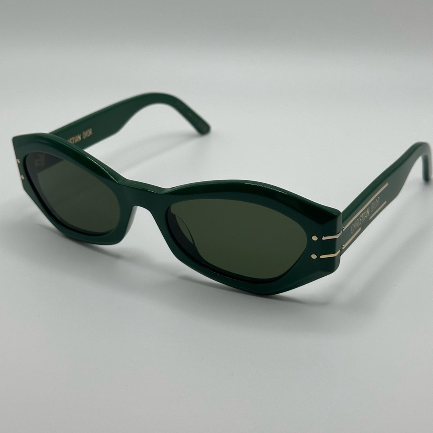 Dior Sunglasses CD40058U 96N Shiny Dark Green Women