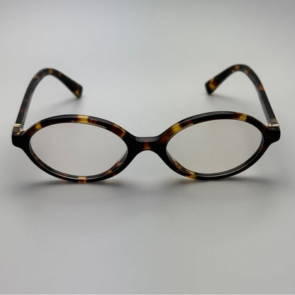 MIU MIU Eyeglasses MU04ZS VAU08N Honey Havana/Clear Blue Light Filter