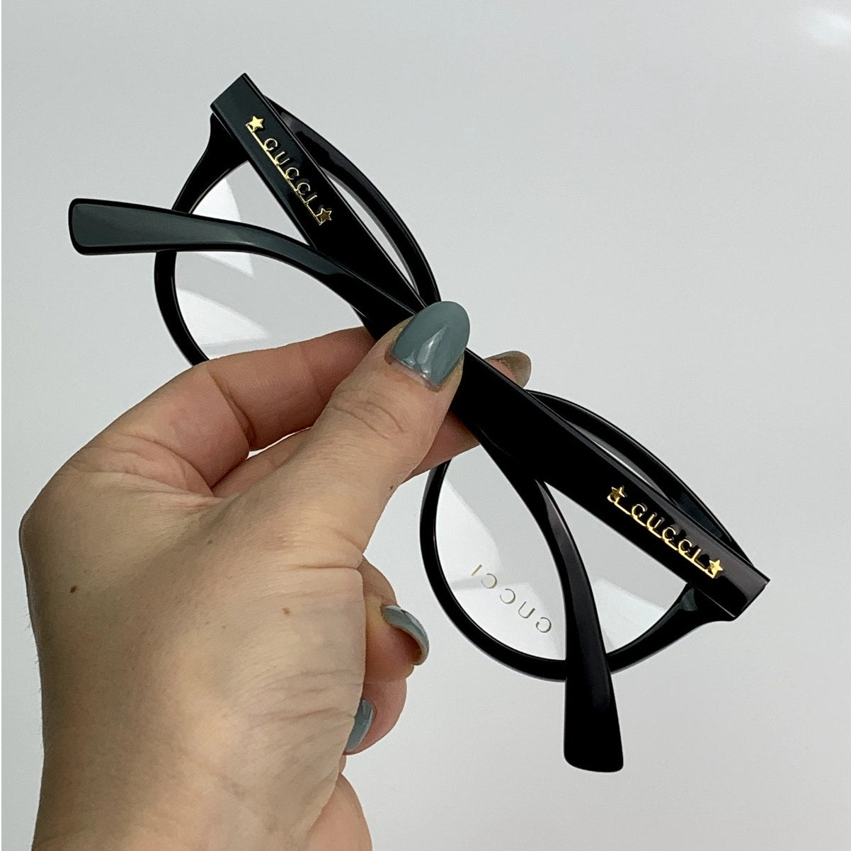 Gucci Eyeglasses GG1590O 004 Black Transparent