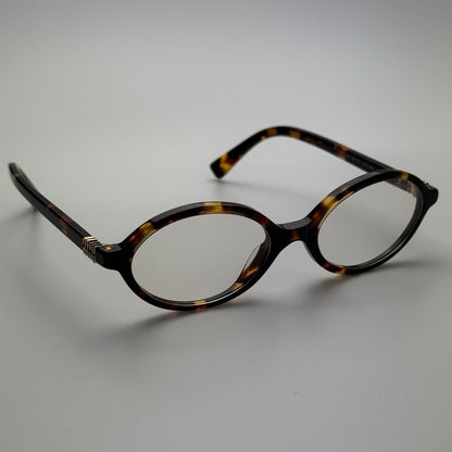 MIU MIU Eyeglasses MU04ZS VAU08N Honey Havana/Clear Blue Light Filter