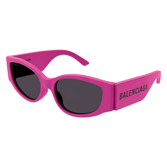 BALENCIAGA Sunglasses BB0258S 004 Fuchsia Grey Women