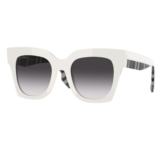 BURBERRY Sunglasses BE4364 Kitty 39958G White/Gray Gradient Woman