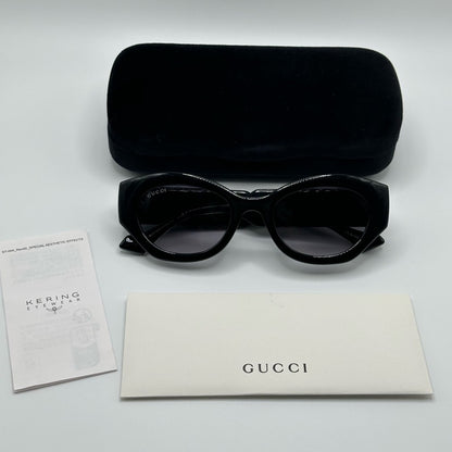 Gucci Sunglasses GG1553S 001 Black Grey Gradient Women