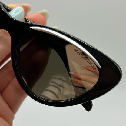 CUTLER AND GROSS Sunglasses CG1321S 003 Black Brown Women