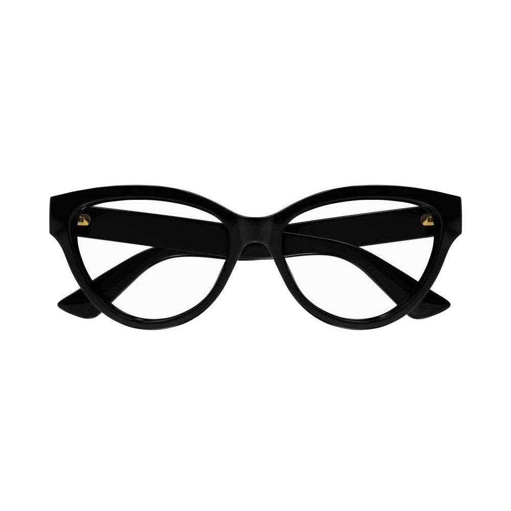 Gucci Eyeglasses GG1581O 001 Black Transparent Women