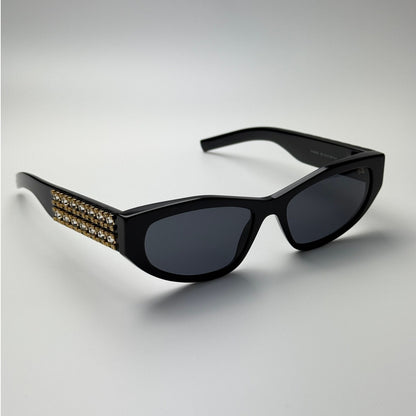 Givenchy Sunglasses GV40078I 01A Shiny Black/Gold Women