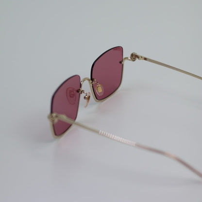 Gucci Sunglasses GG1279S 003 G0ld/Red Women