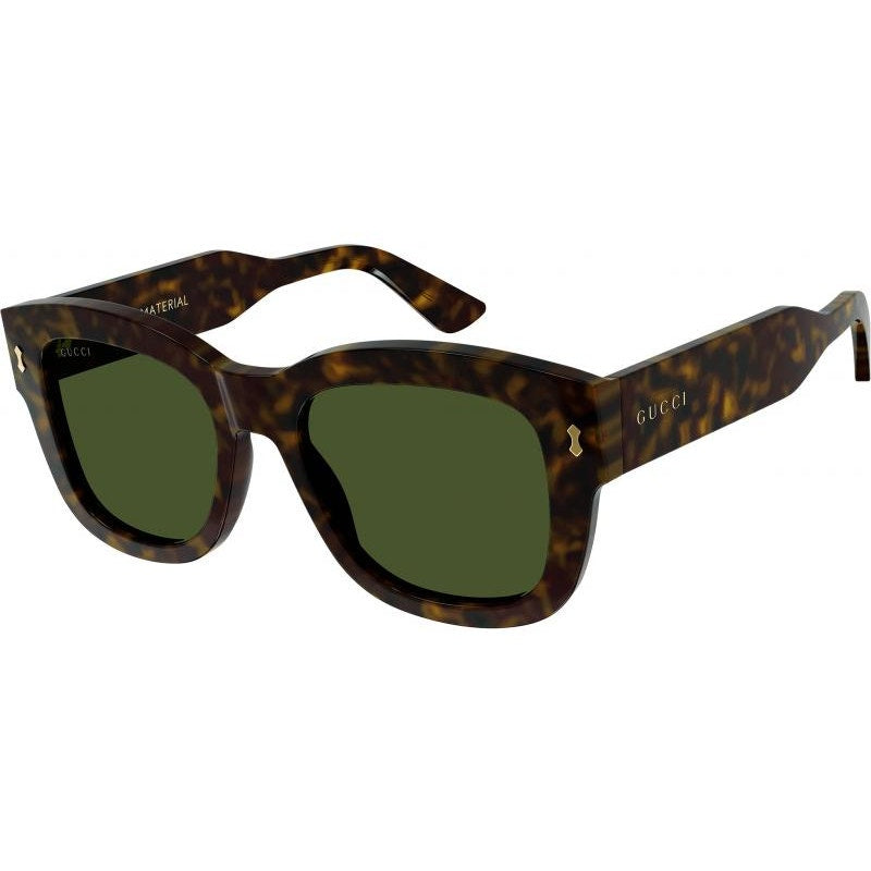 Gucci Sunglasses GG1110S 002 Dark Havana / Green Unisex